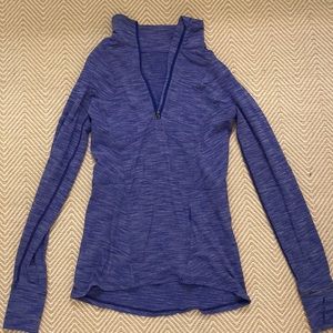 Lululemon size 4 tight long sleeve blue jacket -do not sell anymore